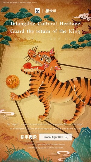 WWF Announced Strategic Partnership with Kuaishou on Global Tiger Day to Protect Wild Tigers