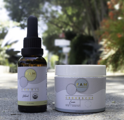 Fam Organics CBD drops (left) and rescue cream (right) are USDA certified organic, giving you the confidence to be comfortable with every dose and application. Developed with hemp grown under the Colorado sun, these products are thoroughly tested to ensure no use of pesticides or herbicides. Safe for the entire family, the Fam Organics line of products are already changing lives – from supporting sleep issues and anxiety, to alleviating sore muscles and reducing joint inflammation.