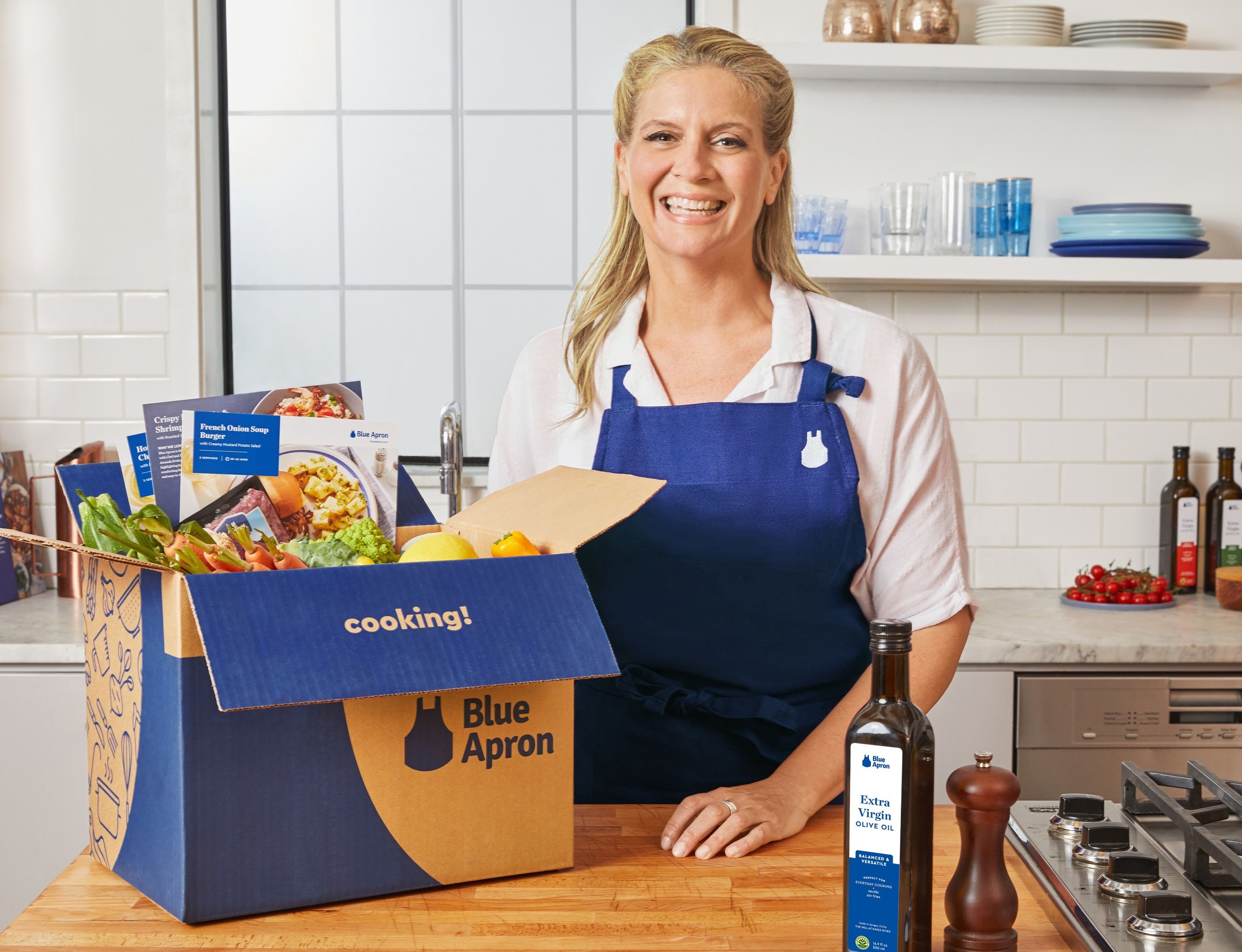 Blue Apron Partners With New York Chef Television Personality Amanda Freitag To Inspire Home Cooks To Revamp Their Fall Routine