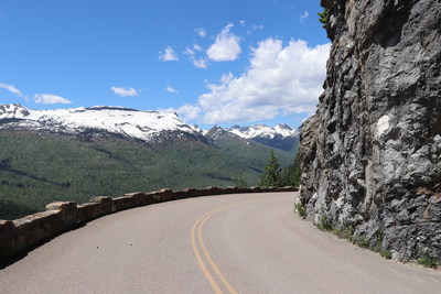 Seeing around the next corner. - Glacier National Park