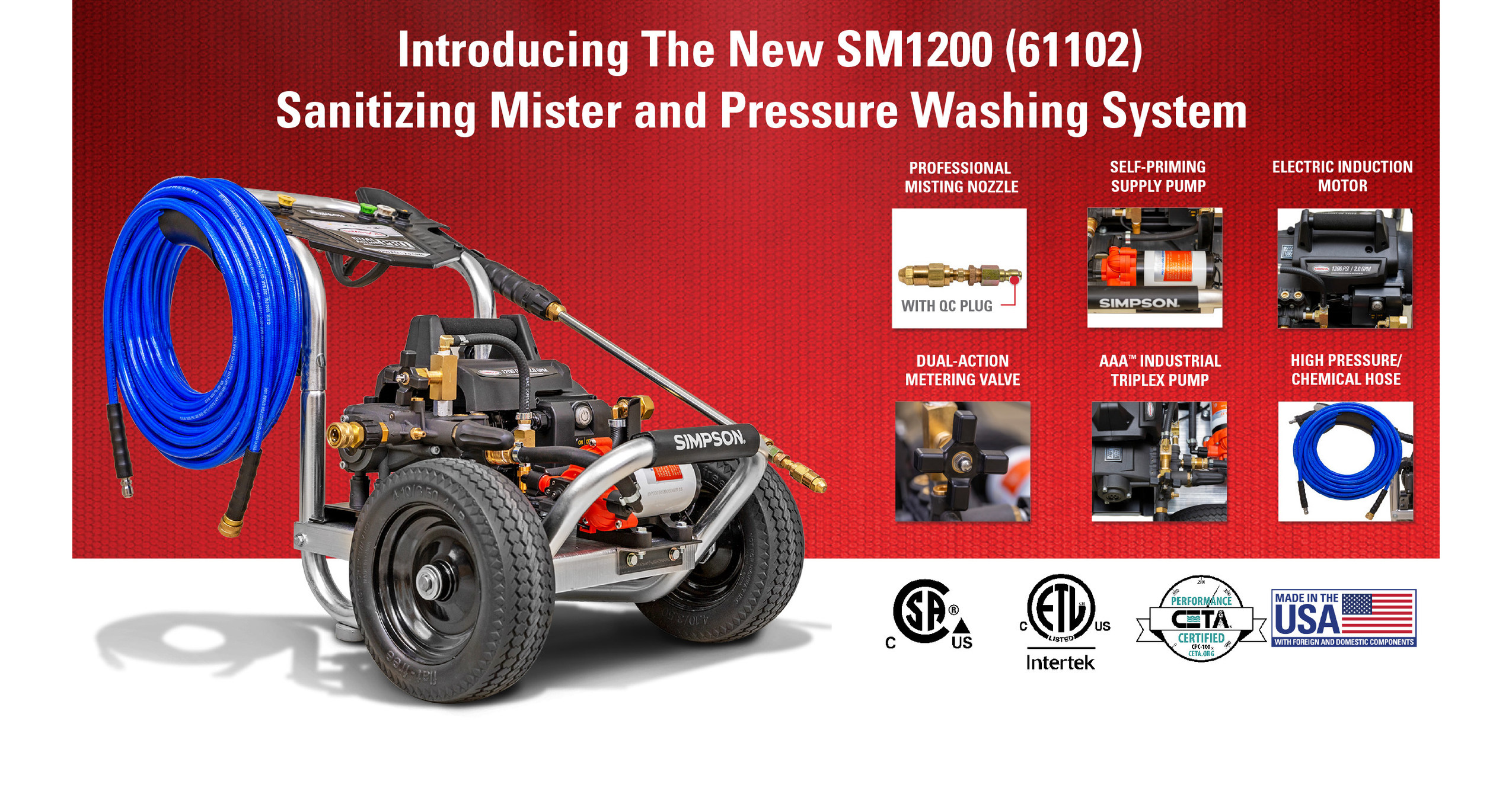 SIMPSON® pressure washers join the fight against COVID19