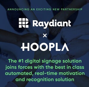 Raydiant and Hoopla Partner to Bring Engaging Performance Management Dashboards to the Home Office