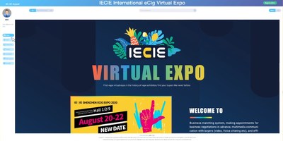 IECIE International eCig Virtual Expo Home Page