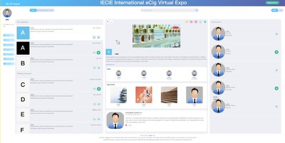 IECIE International eCig Virtual Expo Exhibitor Showroom