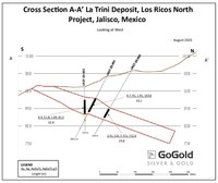 GoGold Intersects 29.8m of 713 g/t AgEq, including 4.5m of 4,251 g/t AgEq in First Holes Drilled at Los Ricos North