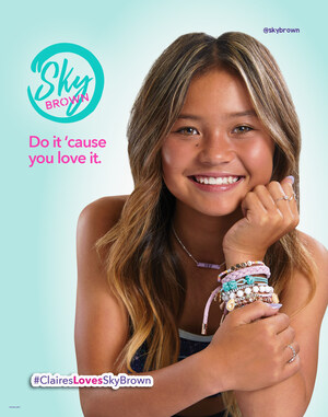 Claire's Announces Collaboration with Sky Brown, Britain's Youngest Olympian
