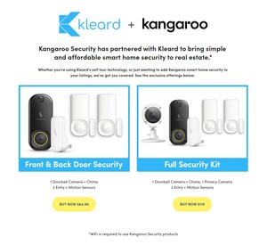 Kleard Partners with Kangaroo to Bring Simple, Affordable, DIY Home Security to the Real Estate Industry