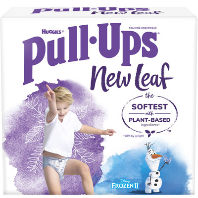 Pull-Ups introduces New Leaftm, a super soft training underwear with plant-based* ingredients featuring four exclusive designs from Disney's 
