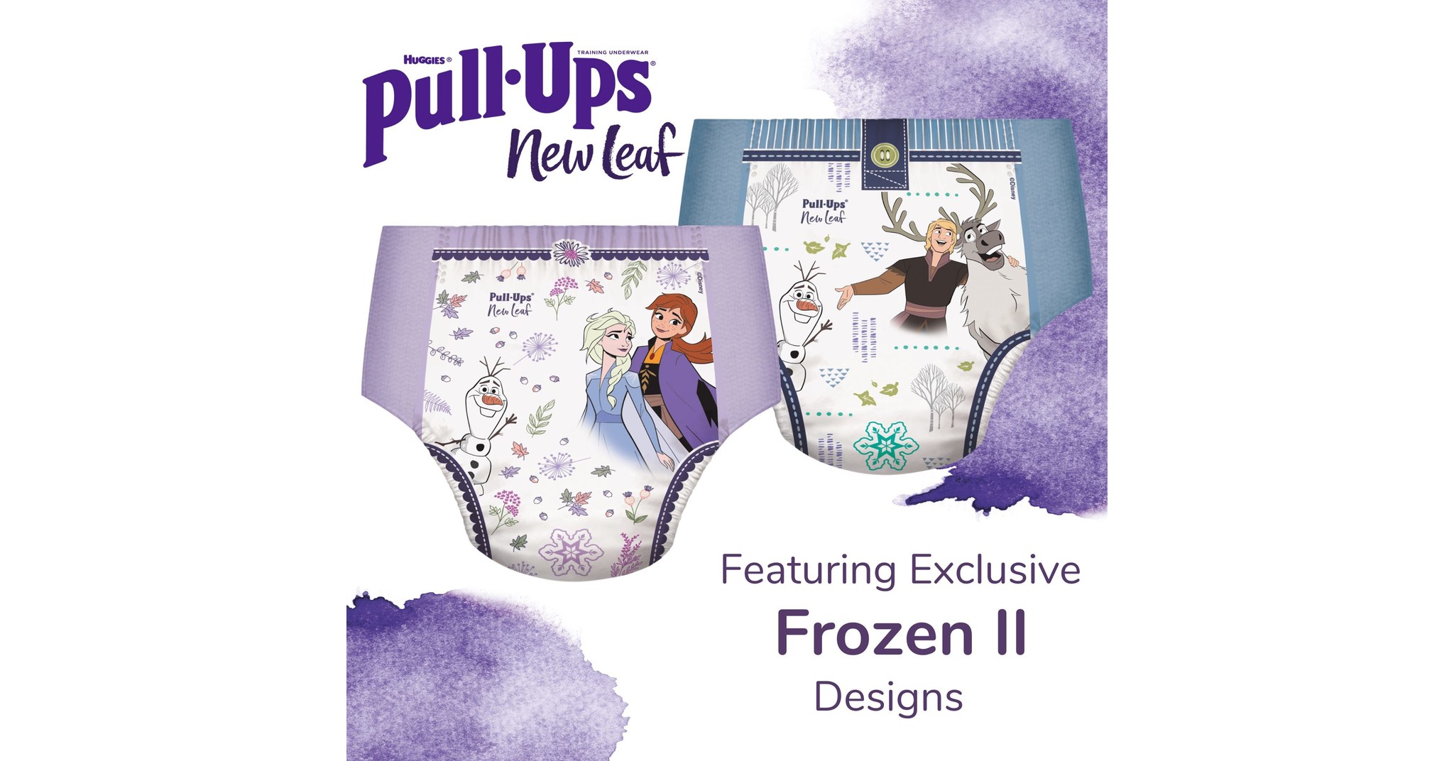 Pull-Ups® - Made with plant-based ingredients (28% by weight