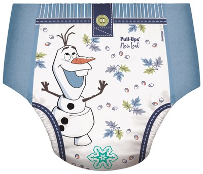 Pull-Ups® New Leaf™ features four exclusive designs featuring a mix of characters including Olaf, Elsa, Anna, Sven and Kristoff from Disney’s “Frozen II” to help get Big Kids excited and engaged in the potty training process.