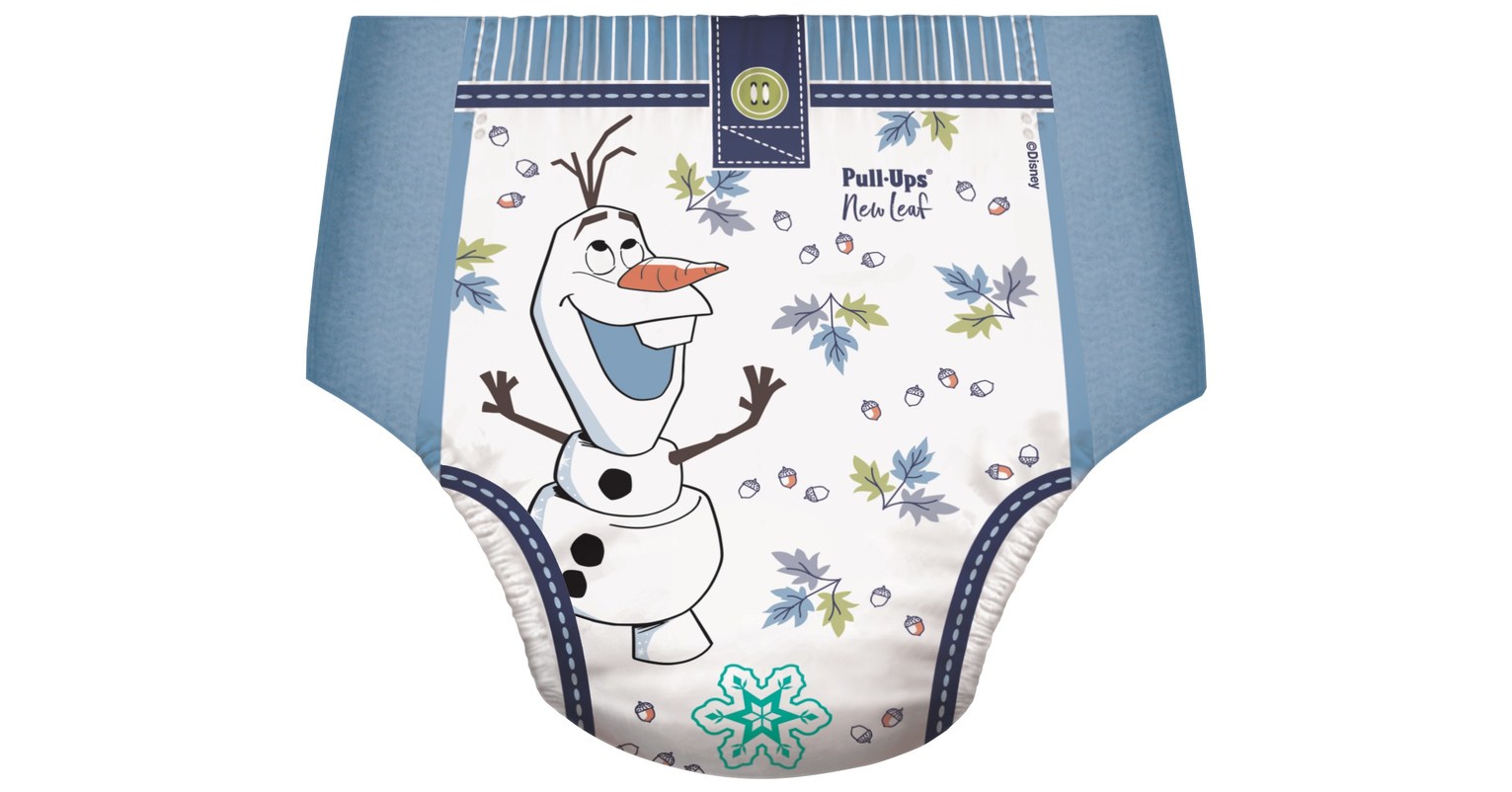Pull-Ups® - Featuring Frozen 2 designs and made with plant-based  ingredients (28% by weight), Pull-Ups® New Leaf™ are designed to keep your  Big Kid feeling comfy and confident while potty training! Learn