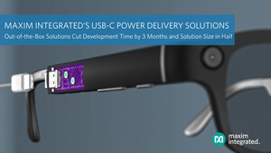 Maxim Integrated's USB-C Power Delivery Solutions Accelerate Industry Adoption by Cutting Development Time by Three Months and Reducing Solution Size in Half