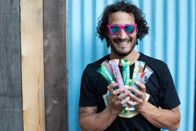 Ice Pops are so nostalgic from childhood. Fueling them with alcohol for adults takes something nostalgic and makes it a tad naughty. Matt is being cheeky and enjoying our entire line of Boozie Freezies.