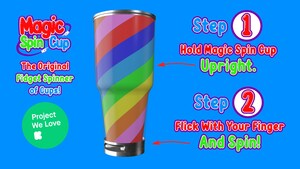 Now on Kickstarter, The Magic Spin Cup, a Fun, Engaging Cup With Fidget Spinner Functionality