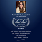Tammy Napoli, CLT, LE, CAC of Skin Health Studios wins Top Medical Spa Middle America in the Aesthetic Everything® 2020 Aesthetic and Cosmetic Medicine Awards