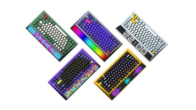 Angry Miao's CYBERBOARD limited edition comes with five exclusive color options - Cyber Grey, Industrial Yellow, Purple Haze, Vapor White, and Jungle Green - there're only 1000 sets available worldwide.  A 40% off deal will be offered to early birds.