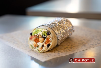 The Tony Hawk Burrito, made with brown rice, black beans, chicken, tomatillo-red chili salsa and guac, will be available on the Chipotle app and Chipotle.com through August 14.