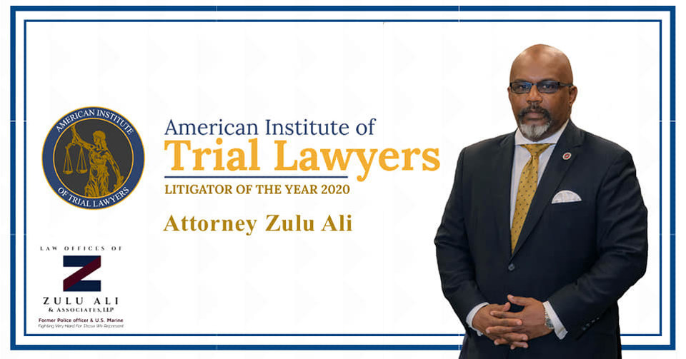 Attorney Zulu Ali Is Selected As 2020 "Litigator of The Year" By the