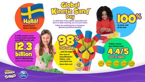Spin Master Declares August 11 Global Kinetic Sand™ Day in Celebration of the Original, Magical Sand