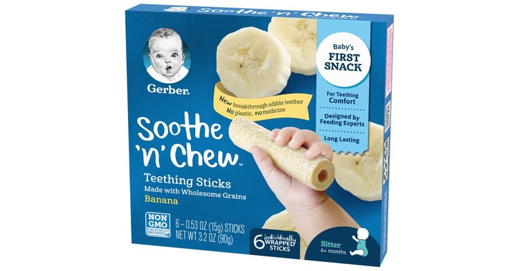 Gerber® Introduces Soothe 'n' Chew™ Teething Sticks -- A First-Of ...