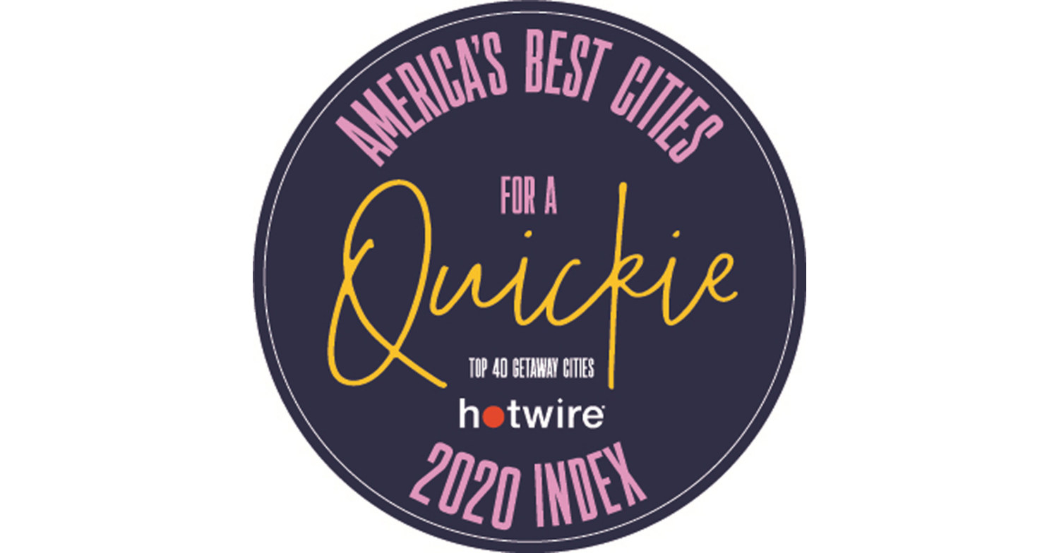 Hotwire Releases 2nd Annual America S Best Cities For A Quickie Index With Surprising Destinations For Easy Getaways