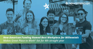 New American Funding Named Best Workplace for Millennials