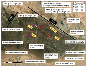 Sable Defines High-Grade Silver Mineralisation over 2km by 500m area at El Fierro