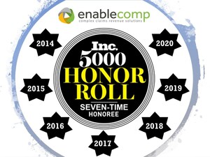 EnableComp Honored on the Inc. 5000 List for the Seventh Consecutive Year