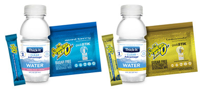 Staying properly hydrated can be a challenge for almost anyone, especially those with swallowing disorders. To promote hydration for dysphagia patients and caregivers, the Thick-It and Sqwincher brands have introduced a Clear Advantage Thickened Water + Sugar Free, Low Calorie Sqwincher Qwik Stik ZERO Combo Pack.