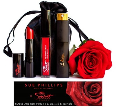 Roses are Red Perfume & Lipstick Escentials