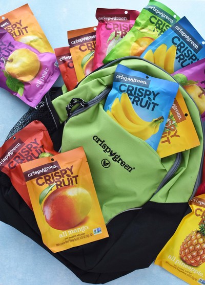 Backpack of all Crispy Fruit Flavors