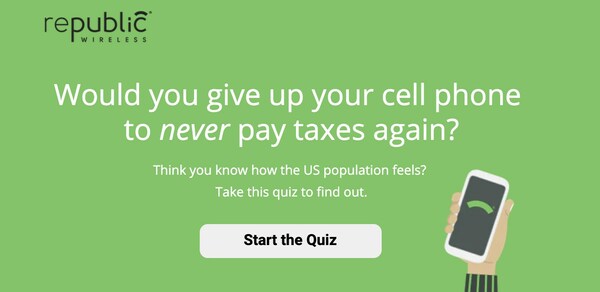 Republic Wireless Tax Quiz