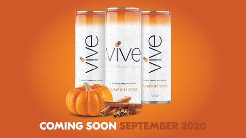 FIRST TO MARKET: VIVE’s New Pumpkin Spice-Flavored Seltzer Hits Store Aisles in September With Plans to Win the “Season of Pumpkin”