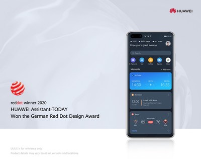 HUAWEI Assistant · TODAY won the Red Dot Award: Brands умные