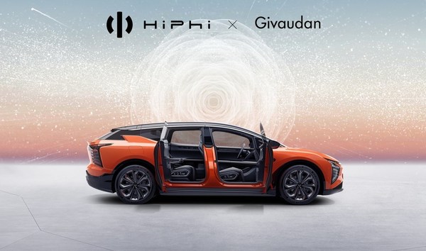HiPhi X and Givaudan announce exclusive partnership to curate premium unique fragrances onboard HiPhi vehicles.