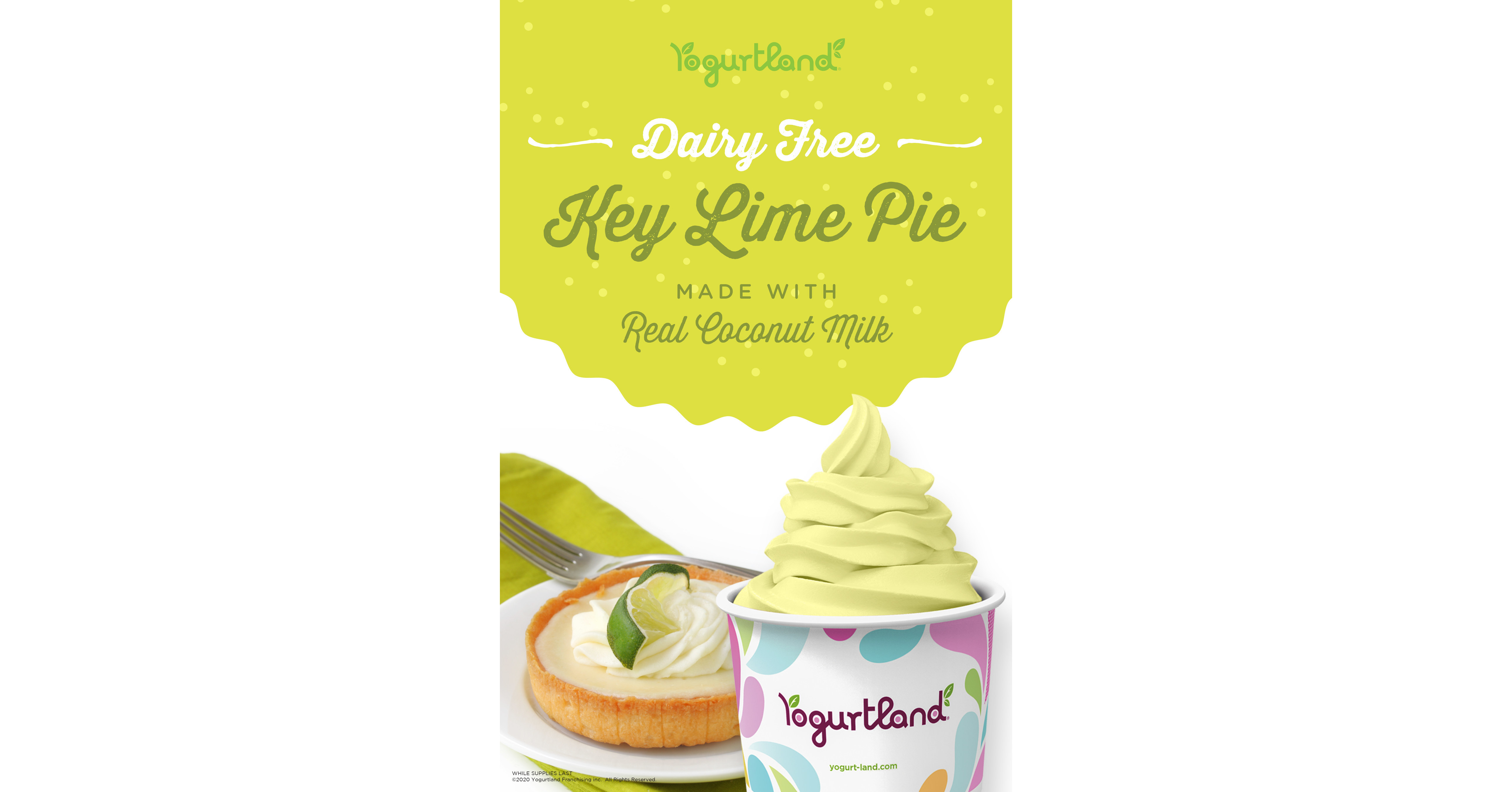 Key Lime Pie Goes DairyFree as Yogurtland Brings Back Summer Flavor