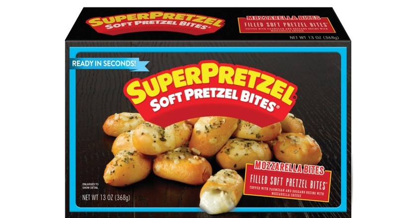 Jandj Snack Foods Heats Up Frozen Snack Category With Superpretzel® Filled Soft Pretzel Bites 9137
