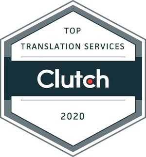 New List of Top 15 Translation Companies in 2020 Announced by B2B Ratings and Reviews Firm Clutch