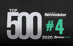 ResiPro No. 4 on QR Top 500 List; remains one of largest remodelers in U.S.