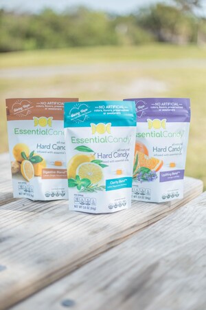 Essential Candy® ― "Candy With A Purpose" ― Redefines Hard Candy with All-Natural Healthy Blends, Infused with Pure Essential Oils