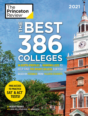 The Princeton Review Reports Findings of Its Survey of College Administrators on Fall 2020, and Its 29th Annual College Rankings in "The Best 386 Colleges"