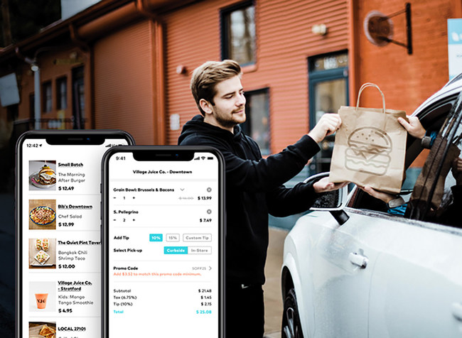 SWIPEBY offers easy mobile ordering and free curbside pickup, turning your local restaurant into a virtual drive-thru.