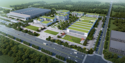 Site Plan Rendering of the Sino - German (Changzhou) Innovation Park