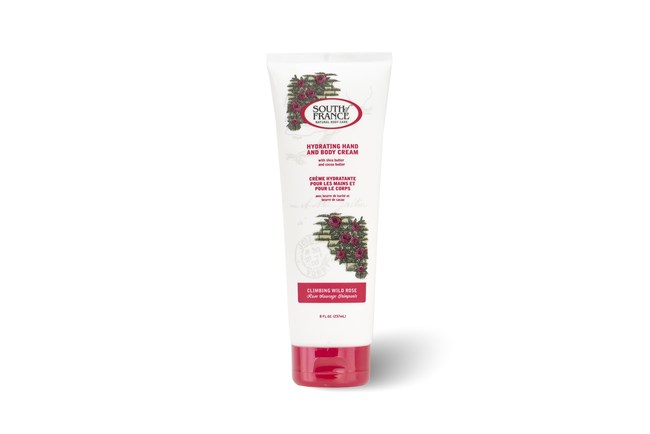 New South of France hand and body creams are available in two scents - Climbing Wild Rose and Violet Bouquet
