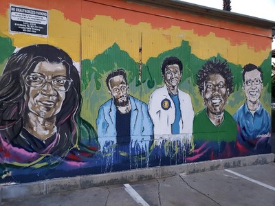 Organized by Arts for IE—a regional arts committee made up of the Riverside Arts Council, Arts Connection and Music Changing Lives—the mural series is a grassroots effort to enhance the walls of downtown streets with messages of hope, peace and inspiration.