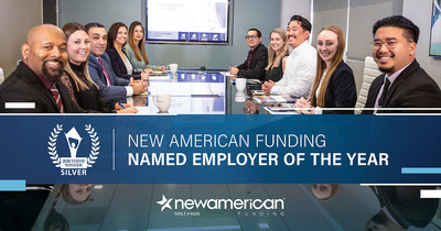 New American Funding Awarded Silver Stevie® for Employer of the Year