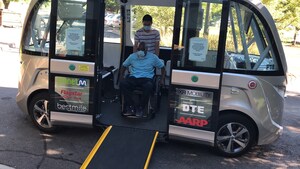 Self-Driving Shuttle Service Launched To Transport Senior Citizens And Underserved To Detroit Hospital