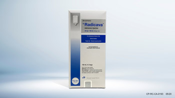 RADICAVA Product Box/Boîte de produits RADICAVA (Groupe CNW/Mitsubishi Tanabe Pharma Canada, Inc.)