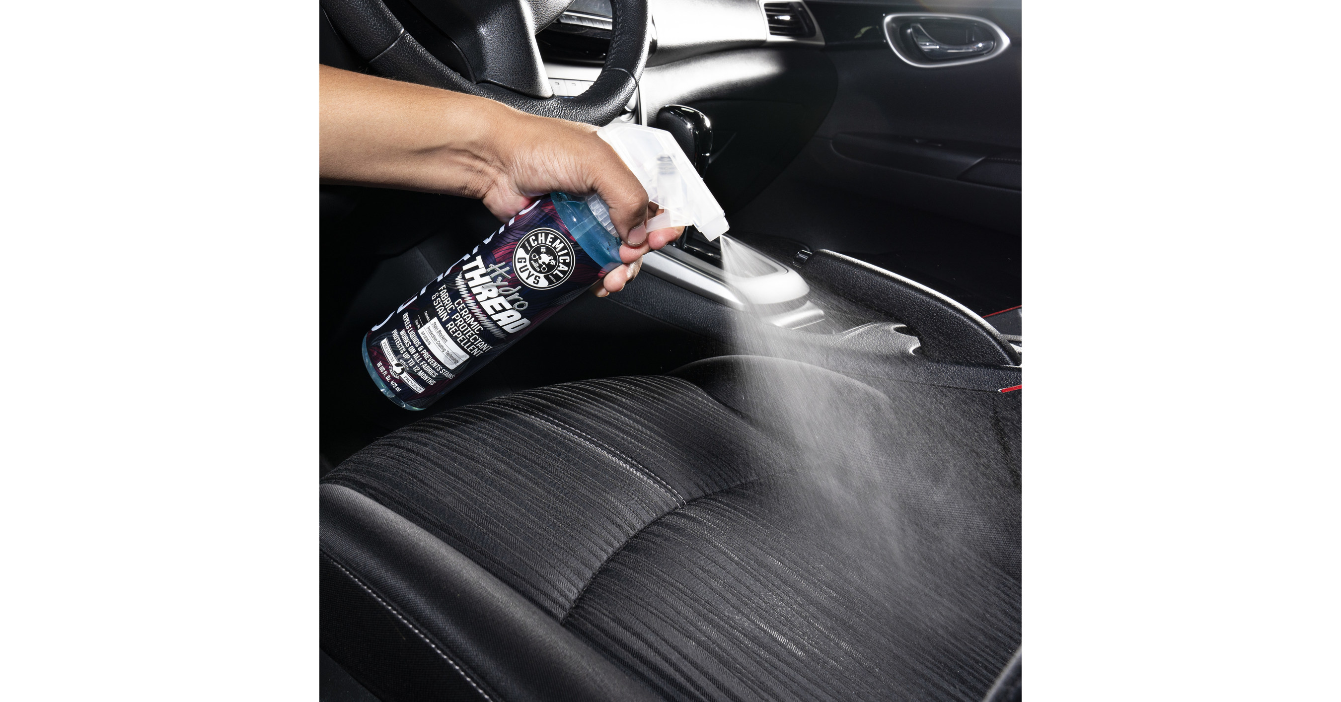 Chemical Guys Launches HydroThread Ceramic Fabric Protectant as