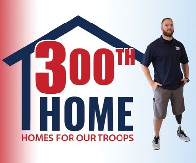 Homes For Our Troops will deliver its 300th specially adapted custom home to Army Sergeant Nathan Shumaker in Hillsboro, Mo., on Sept. 12, 2020.